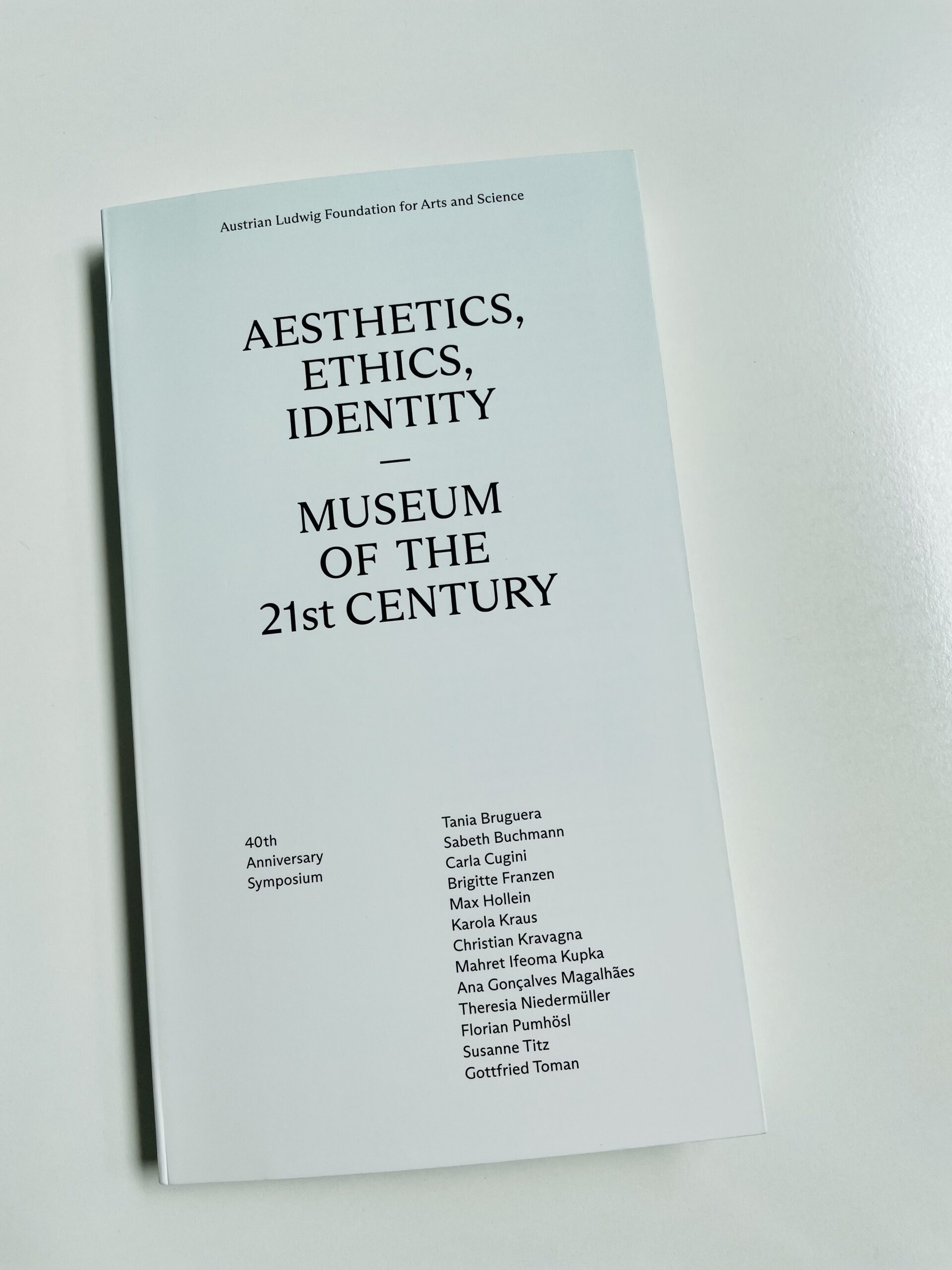 Publication: Aesthetics, Ethics, Identity. Museum of the 21st century